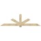Ekena Millwork Kennewick Rough Sawn Timber Gable Bracket, Douglas Fir, 108"W x 31 1/2"H x 6"D x 6"F, 7/12 Pitch GBW108X31X0606KEN00RDF - alternate 1